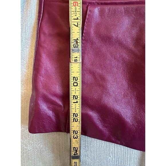 Wilson Leather Jacket Woman Small Fuchsia Pink Pelle Studio Italian Leather Soft - Picture 9 of 11